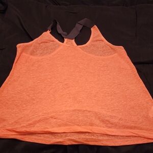 Old Navy Orange Tank Top with Black Straps